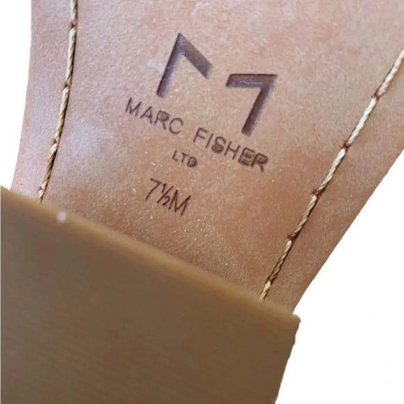 Marc Fisher Suede Leather Teona Light Grey Ankle Cowboy Boot Size 7.5 NWT - Picture 13 of 15